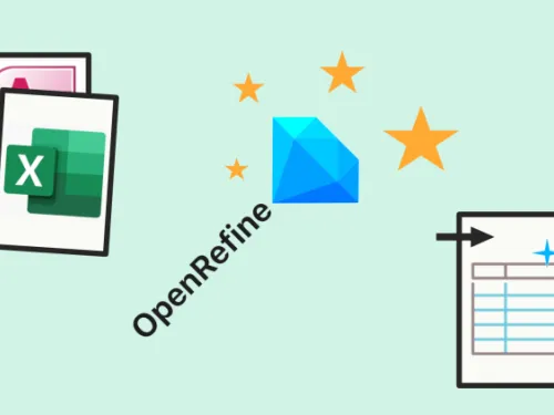 OpenRefine verschönert messy data (Grafik: Louise Tharandt)